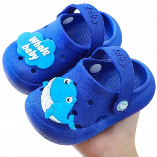 Klapki Kroksy Chłopięce Blue Królik Sandałki 22/23