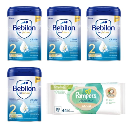 Bebilon PROFUTURA 2 CESAR Biotik ZESTAW 4x 800 g