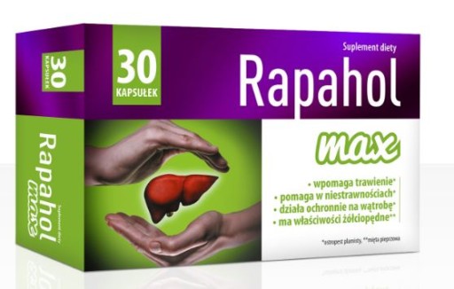 Rapahol Max x 30 tabl., WĄTROBA, TRAWIENIE