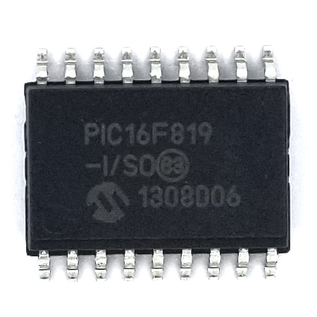 PIC16F819-I/SO - mikrokontroler 8-bit, 3,5kB FLASH, 256B RAM, 256B EEPROM