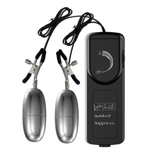 RZADKIE ZACISKI NA SUTKI Z WIBRACJĄ NIPPLE CLAMPS
