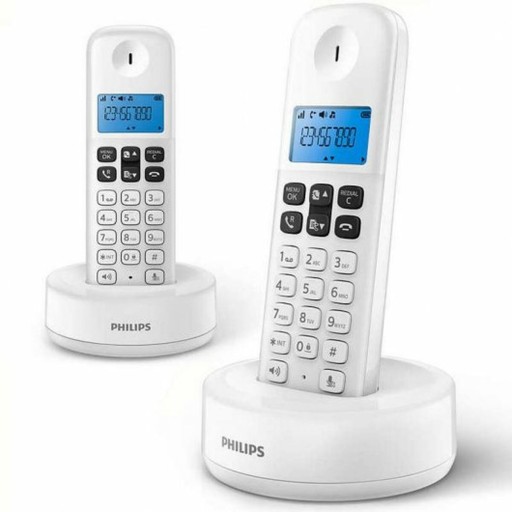 Telefon Bezprzewodowy Philips D1612W/34 Niebies