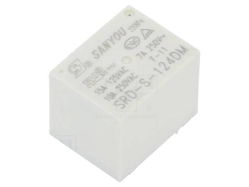 SRD-S-124DM Przekaźnik SPST-NO 24VDC THT 360mW