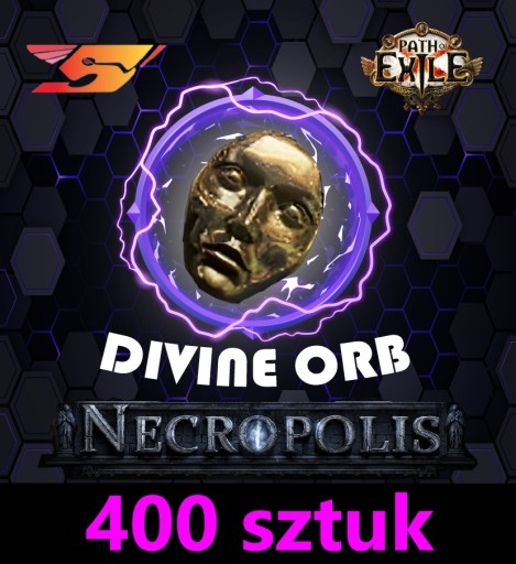 X400 DIVINE ORB Path of Exile: Necropolis NOWA LIGA POE