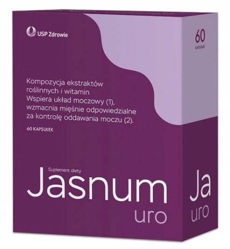 JASNUM URO dla kobiet, układ moczowy, len 60kaps