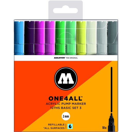 Zestaw markerów One4All - Molotow - Basic Set 3