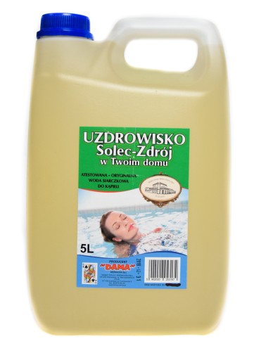 WODA SIARCZKOWA SOLEC-ZDRÓJ DO KĄPIELI 5L