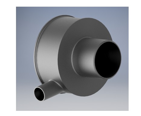 Regulator Przepływu na ścienny FRP2-PE- 500 mm