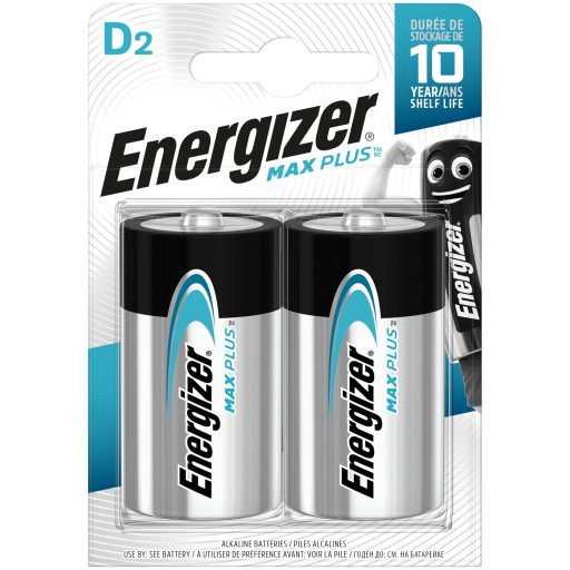 2x Bateria ENERGIZER Max Plus LR20 D R20 EP95 1,5V