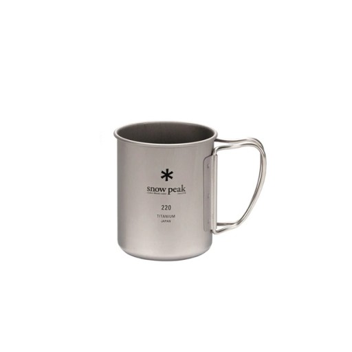Kubek tytanowy turystyczny Snow Peak Single Cup 220 ml FH japoński