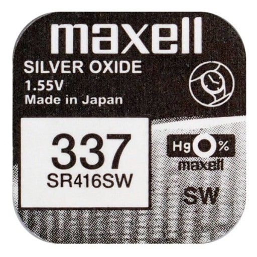 bateria srebrowa mini Maxell 337 / SR 416 SW