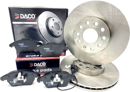 TARCZE Hamulcowe i KLOCKI PRZÓD Do Audi A3 8P Altea Golf V Octavia II 288mm