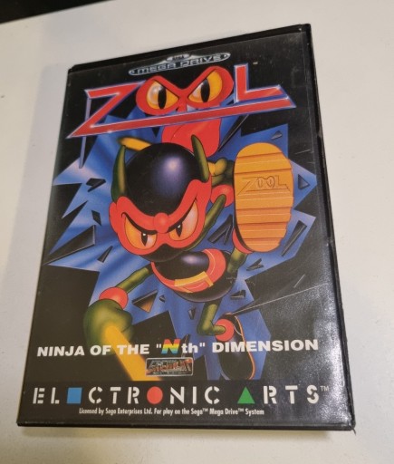 ZOOL - gra na SEGA GENESIS/MEGA DRIVE, komplet, stan bdb.