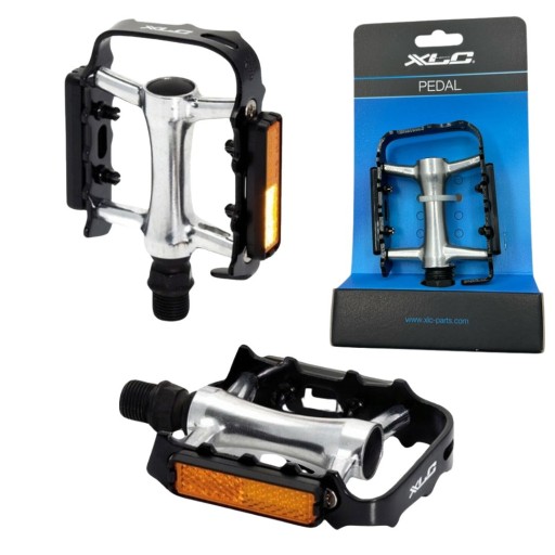 ALUMINIOWE pedały MTB CROSS TREKKING ULTRALIGHT 240g XLC PD-M04 ALU