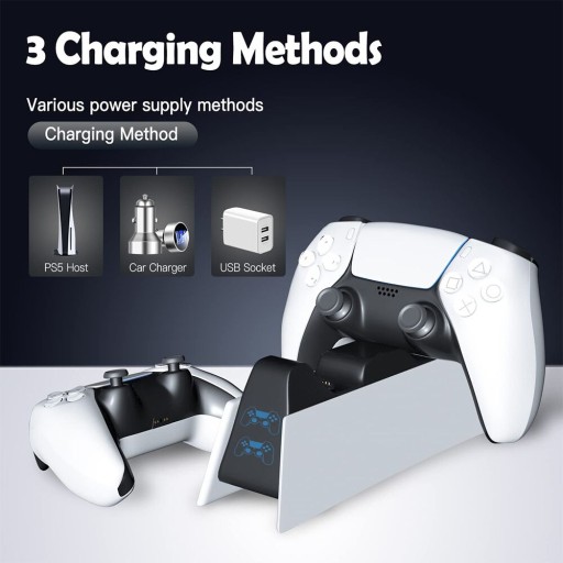 Charger for PlayStation5 Wireless Controller USB