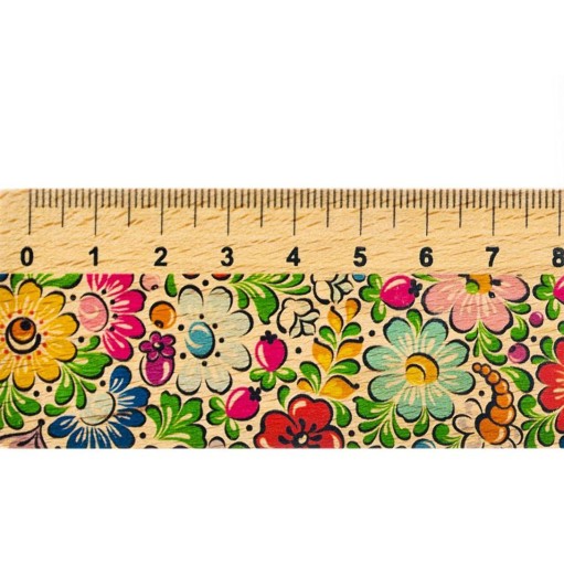 LINIJKA DREWNIANA - 20 CM - OPOLSKA