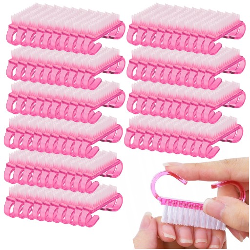 SZCZOTECZKA SZCZOTECZKI JEDNORAZOWE MANICURE DO PYŁU PAZNOKCI 100 SZT.