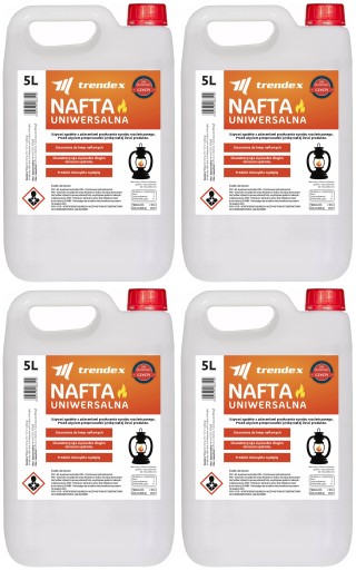 NAFTA DO PIECYKÓW OŚWIETLENIOWA KARTON 4 X 5L