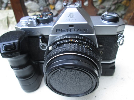 Aparat PENTAX MX Z SMC PENTAXEM 2 / 50 I MOTOREM