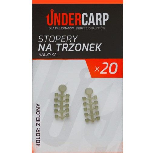STOPERY na trzonek haczyka – ZIELONY – UNDERCARP
