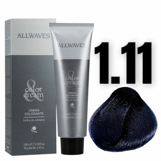 ALLWAVES Color Cream 1.11 100ml farba do włosów
