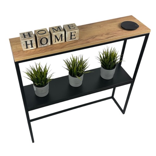 Konsola Toaletka z półką w stylu Loft Industrialna przedpokój salon 80cm