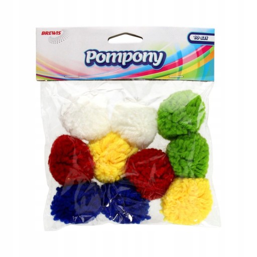 POMPONY BREWIS POM06 SUPER PUSZYSTE MIX KOL 10 SZT