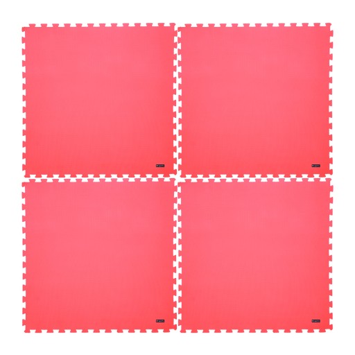 MATA FITNESS inSPORTline PUZZLE 200x200x1 Czerwona