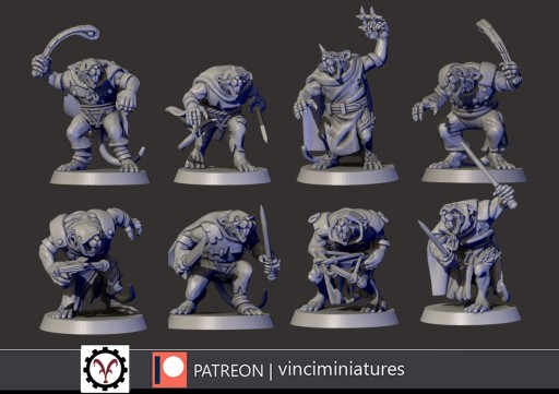 Shadow Assassin - 5 szt. - Vinciminiatures
