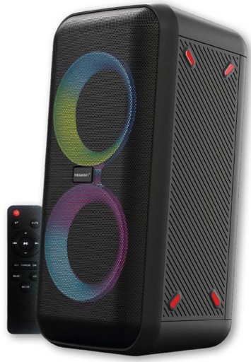 Przenośny głośnik Bluetooth FERGUSON Regent 400BT Radio FM LED RGB + pilot