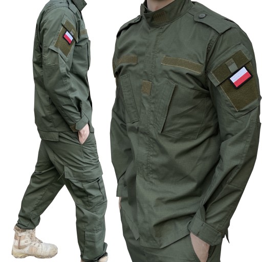 Mundur Wojskowy taktyczny Zielony Polowy Olive L