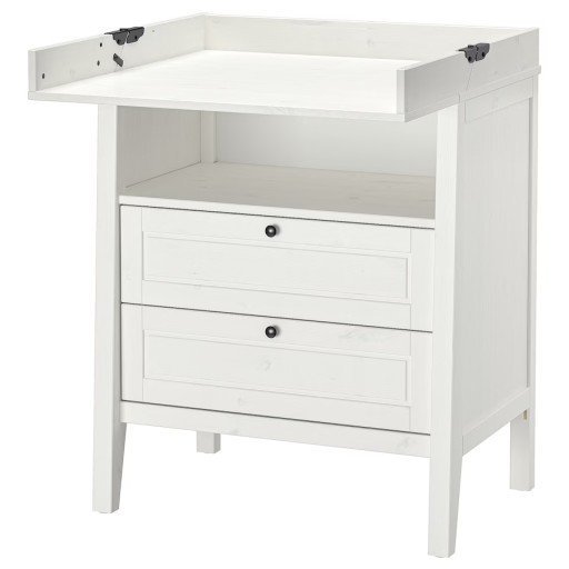 IKEA SUNDVIK Komoda z przewijakiem, biały