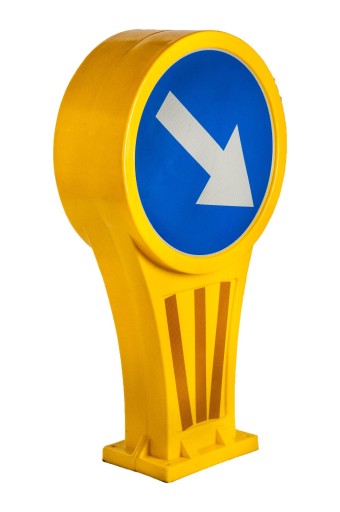 Słupek drogowy przeszkodowy Pylon U-5b 60cm 600mm
