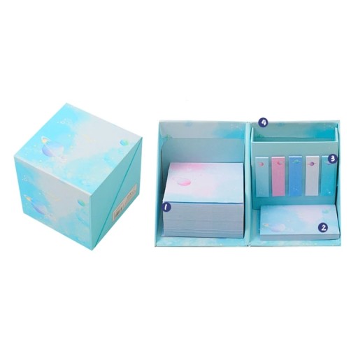 Note Paper Stationary Kit with Small Index Tabs