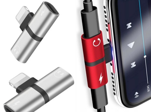 Adapter 2w1 / Lightning Audio / iPhone 7 / 7 Plus