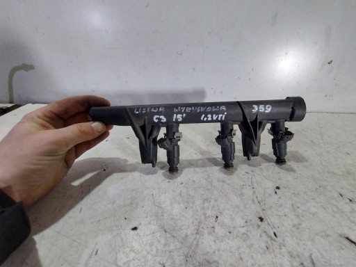 LISTWA WTRYSKOWA WTRYSKI CITROEN C3 II 1.2 VTI 9676017480