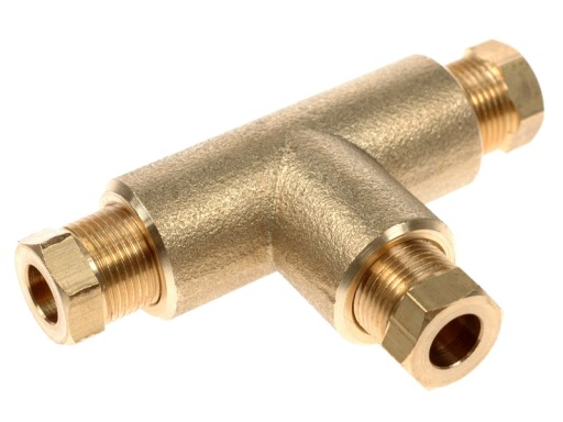 Trójnik Cu 8 mm LPG trójnik miedzi