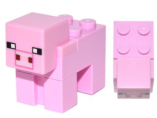 LEGO minepig03 Minecraft pig świnia 21170 (5g)