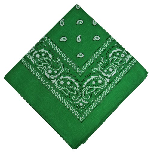 BANDAMKA BANDANA CHUSTKA CHUSTA BANDAMA -zielony