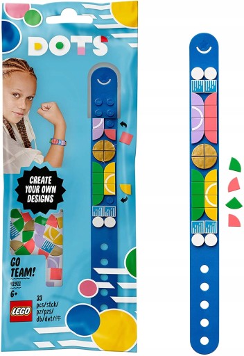 LEGO DOTS 41911 BRANSOLETKA SPORTOWA GO TEAM!