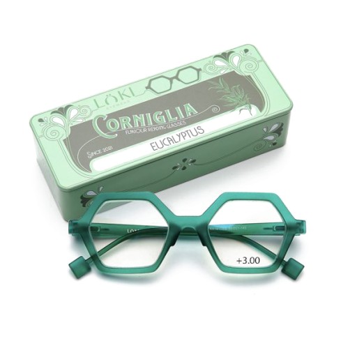 +3.0 Plusy LOKI - ITALY Okulary do komputera Blue Block okulary do czytania