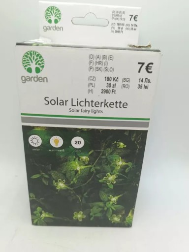 ŚWIATEŁKA LED ŁAŃCUCH SOLARNY