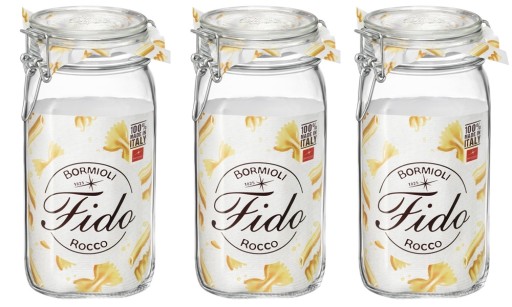SŁOIK POJEMNIK NA ŻYWNOŚĆ 3 x 1,5 L FIDO BORMIOLI