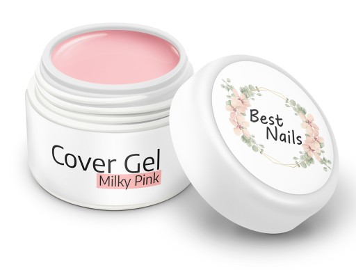 BEST NAILS ŻEL BUDUJĄCY DO PRZEDŁUŻANIA PAZNOKCI MILKY PINK 50g