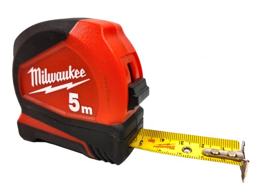 Milwaukee miara taśma miernicza zwijana 5m szeroka 25mm Standout 2,8 m