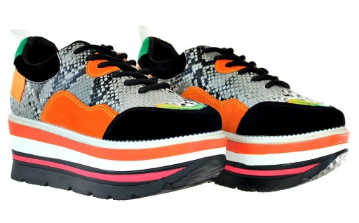 CREEPERSY NA PLATFORMIE BUTY SZNUROWANE 6167 r. 38