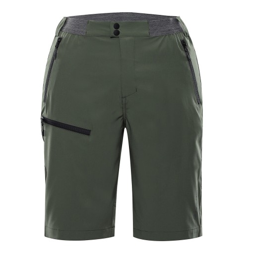 ALPINE PRO Szorty męskie turystyczne szybkoschnące Zamb khaki r.XXL/54
