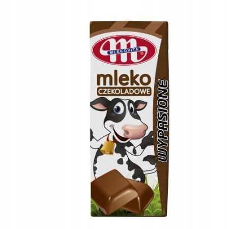 WYPASIONE Mleko Czekoladowe Ze Słomką Kartonik