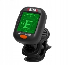 cyfrowy tuner stroik do gitary lcd klips