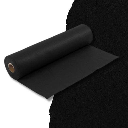 MIĘKKI FILC AKRYLOWY W ROLCE 5m CZARNY 2mm